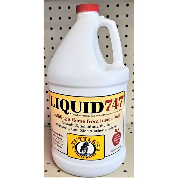 Tuttle's Liquid 747 Equine Calorie Supplement Gallon size