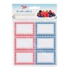 Tala Everyday Gingham Preserving Label Set, Patterned Design