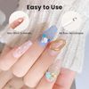 Solid Builder Gel for Nails, Clear, Nail Art for 3D Sculpting Gel Sock off UV LE