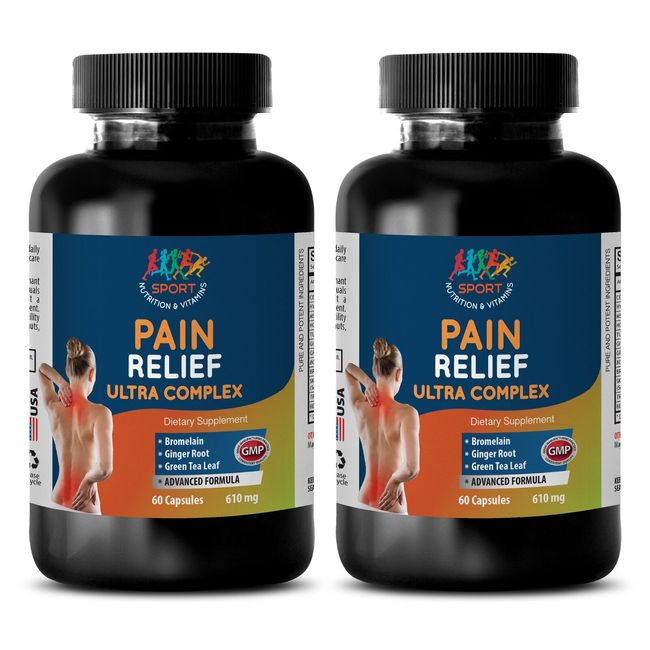 Pain capsules - PAIN RELIEF ULTRA COMPLEX - 2  Bottles - msm uncovered