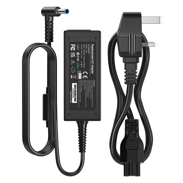 45W HP Laptop Charger for HP Laptop, 19.5V 2.31A Power Supply for HP Stream 11 13 14 HP Pavilion 11 13 HP Chromebook 11 HP Spectre 11 13(4.5mm * 3mm)