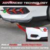 Rear Bumper Lip Canards Splitter Diffuser Side Aprons For Honda Civic 2016-2021