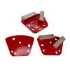 6 Pack Trapezoidal Grinding Disc Pads For Concrete Grinders Soft Bond 60 Grit