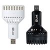 miLink USB Air Freshener Diffuser w LED Night Light BUNDLE (1 Black & 1 White)