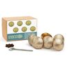 6 Handmade Brass Knobs | Brass Black Cabinet Knobs | Drawer Knobs Ideal for Any Home, Kitchen or Office | These Knobs for Dresser Comes with 1 Wrench & Extra Screw Cap (Black)
