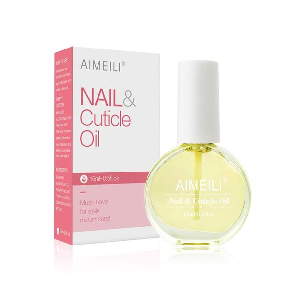 AIMEILI 15ml Nail & Cuticle Oil, Nagelpflegeöl Pflege für Nägel & Nagelhaut Nagelöl Nagelhautöl