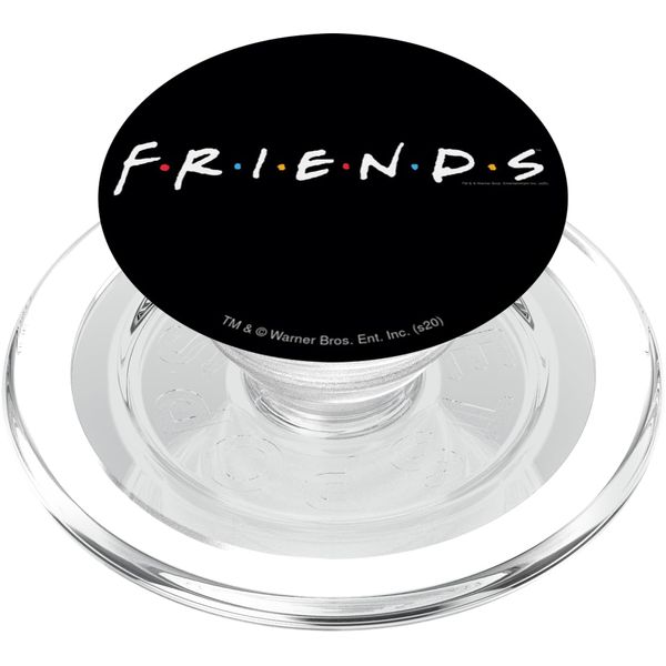 Friends Logo White PopSockets PopGrip for MagSafe