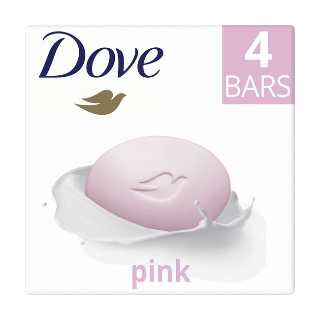 pink dove bar soap