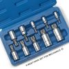 20pc XZN 12 Point MM Triple Square Spline Bit Socket Set Tamper Proof Bits Long