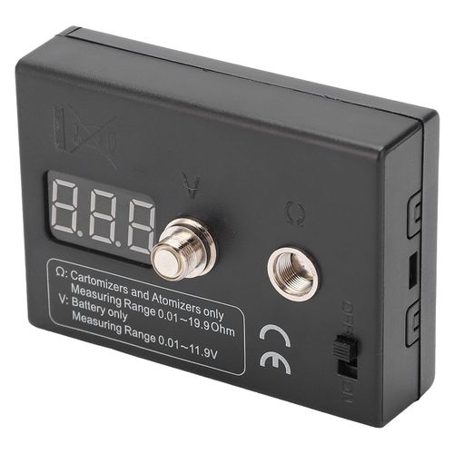 Wire OHM Meter, 0.01-20Ω Testing Range Coil Resistance Tester Digital Display for DIY