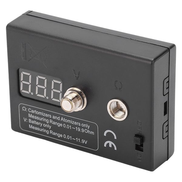 Wire OHM Meter, 0.01-20Ω Testing Range Coil Resistance Tester Digital Display for DIY
