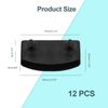 12Pcs Bed Slat Holders & Caps - Side & Center Holders for Single, Double & King Size Beds