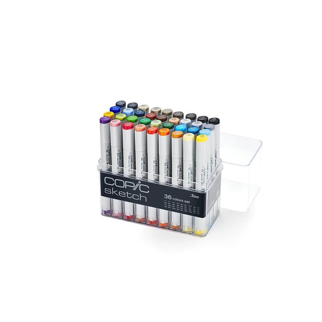 Copic Markers 36-Piece Sketch Basic Set