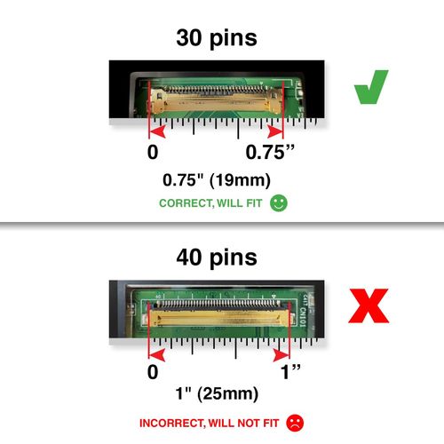 LCDBros Replacement Screen for HP Pavilion 14-AB166US 30 Pins HD 1366x768 Matte LED LCD with Tools