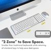 Macally Wired Keyboard for Mac, Compatible Apple Keyboard with Numeric Keypad - Slim, Space-Saving Design for, MacBook Pro/Air Laptop, iMac Replacement