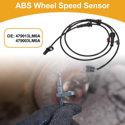 Partuto ABS Wheel Speed Sensor Kit No.479013LM0A/479003LM0A Rear Left Right ABS Sensor Set Anti-lock Braking System Sensor for Nissan NV200 2013-2019