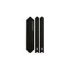 All Mountain Style Unisex Honeycomb High Impact Chain Guard, Black/Silver, Medium