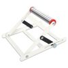 CAINCAY Adjustable Cutting Machine Support Frame Table Saw Stand with Roller Height Adjustable 55-135mm Metal Cutting Work Support Stand Foldable Attachment