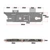 Fuhr 859 Replacement Door Lock Gearbox Centre Case Split Spindle 35mm Backset Genuine