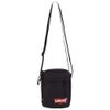 Levi's Men's Mini Crossbody Solid (Red Batwing) Cross Bag, Regular Black, One Size