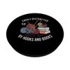 Easily Distracted By Hooks And Books Knitting PopSockets mit austauschbarem PopGrip