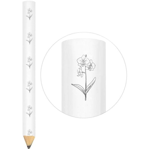 Azeeda 3 x 'Orchids' Carpenter's Pencils (LP00032980)