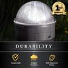 Classy Caps CH2233B Solar Post Cap for Chain Link Fence Post, Black