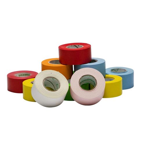 Labeling Tape, 1in. x 500in, Orange, 1in. Core, 3 Rolls/Unit