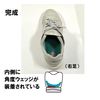 Asi Supplement WG1 In-Wedge, Angle Parts, Flat Feet, Elevates Inside the Feet, Balance Adjustment, Red, JP F, red