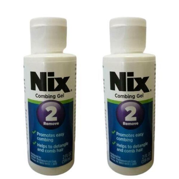 Nix Lice Combing Gel Remove 2 oz  2 packs