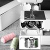 ABOAT 2 Pieces Sewing Machine Bobbin Case Stainless Steel Bobbin Cases for Front Loading 15 Class Machines