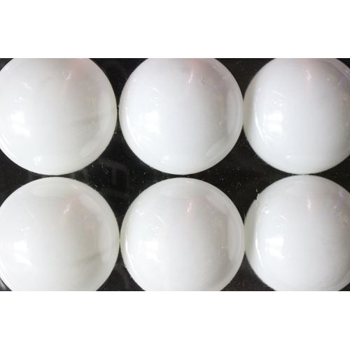 SAKURAI CTB-006 CALFLEX Table Tennis Balls, 6 Pieces, White