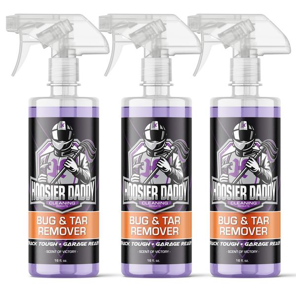 Hoosier Daddy 16oz Bug & Tar Remover - Dissolves Bugs & Tar(3-Pack)