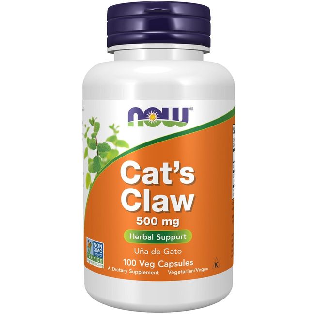 NOW Foods Cat's Claw 500 mg, 100 Veg Capsules