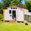 Automatic Chicken Coop Door Solar Powered Poultry Gate Opener Timer Light Sensor