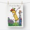 Draw UK Tea Towels Hard Core Golfing Design
