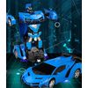 Transforming Toy Car, Remote Control, Robot, Remote Control, Can Be Transformed, Children's Favorite Gift [Parallel Import]