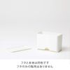 ideaco Mask Dispenser 60 Basic Mask Storage Antibacterial Case Sand White