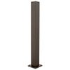 CRL D990DU12E Duranodic Bronze 12" End Design Series Partition Post