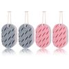 Fuyamp 4 Pack Bath Sponge,Exfoliating Body Shower Sponge,Double-sided Fiber Sponges Body Bath Scrubber,Soft Bath Scrubber for Men Women Adults Kids Body Cleaning Supplies