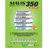 YONEX Mavis 350 Nylon Shuttlecock with Blue Cap (Yellow)