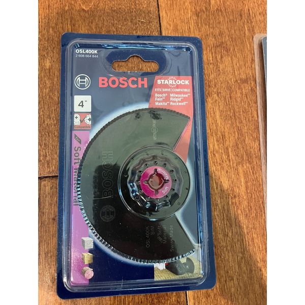 Bosch OSL400K Starlock 4" Soft Material Bi-Metal Oscillating Multi-Tool Blade