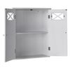 Teamson Home Dawson Removable Two-Door Wall Cabinet, White