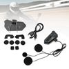 Helmet Bluetooth Earphone Headset Speaker Player Universal Black For Motor US