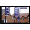 SCRIBO House Builder/Construction Site replacement Flags and Forecourt Flags (1, 0.9 x 2m - Fore Court Flags)