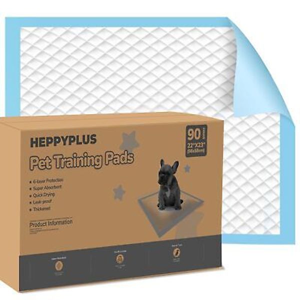 Dog Pee Pads 22"x23", Disposable Puppy Pads Pee Pads for Dogs, Pet Training P...