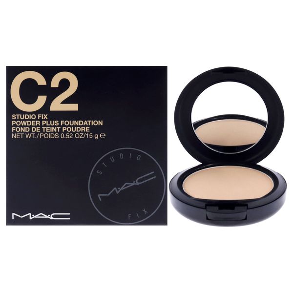 Studio Fix Powder Plus Foundation - C2 by MAC for Women - 0.52 oz Foundation