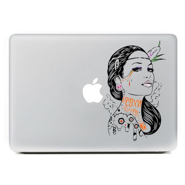 Native Woman Viny Sticker for Laptop,lenovo,Surface Pro,ipad,Macbook,Macbook Pro