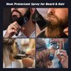 VIKICON Shield Beard & Hair Heat Protectant-Beard Spray Blend Prevents Damage & Breakage for Hair and Beard
