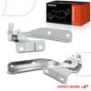 A-Premium Front Driver and Passenger Hood Hinges Compatible with Nissan Versa 2007-2012, Front Left and Right Side, 2-PC Set, Replace# 65401ED00A, 65400ED00A
